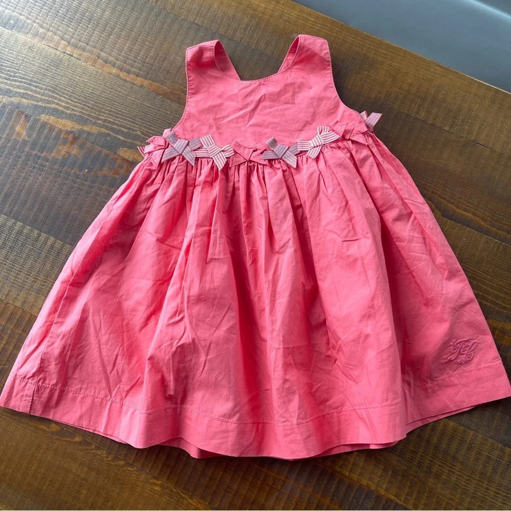 Dress strapless 3/6 months red Tartine et Chocolat‎